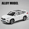 1:32 Toyota Highlander 2023 SUV Alloy Die Cast Toy Car Model Sound and Light Pull Back Children's Toy Collectibles Birthday Gift 5