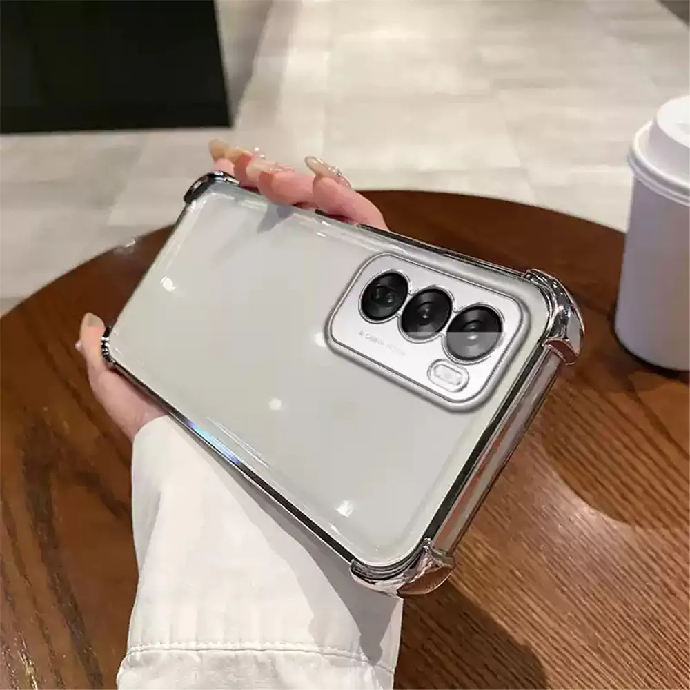 Elegant Shockproof Transparent Silicone Phone Case