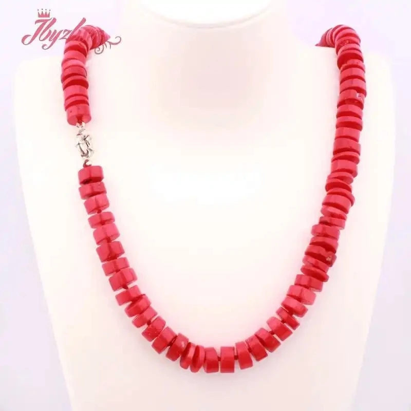 

Natural Red Coral Beads Knot Chain Women Jewelry Choker Necklace Adjustable Size Strand 17inch Free Shipping