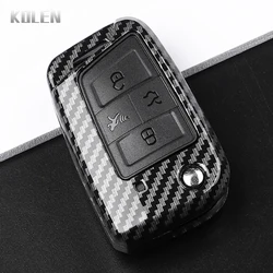 Carbon Fiber Car Key Case Cover - 3 - 4 Button Design (4 BTN Carbon)