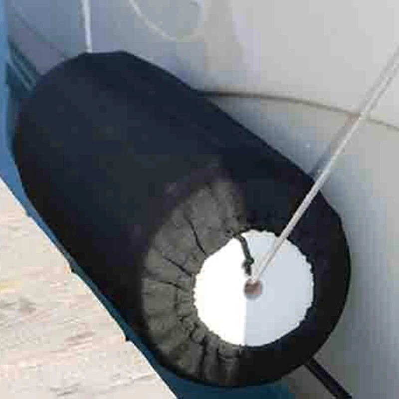 6PCS 40X11cm Fender Cover Marine Boat Fender Cover Inflatable Fishing Boat Bumper Dock Anti-UV Sun Protection