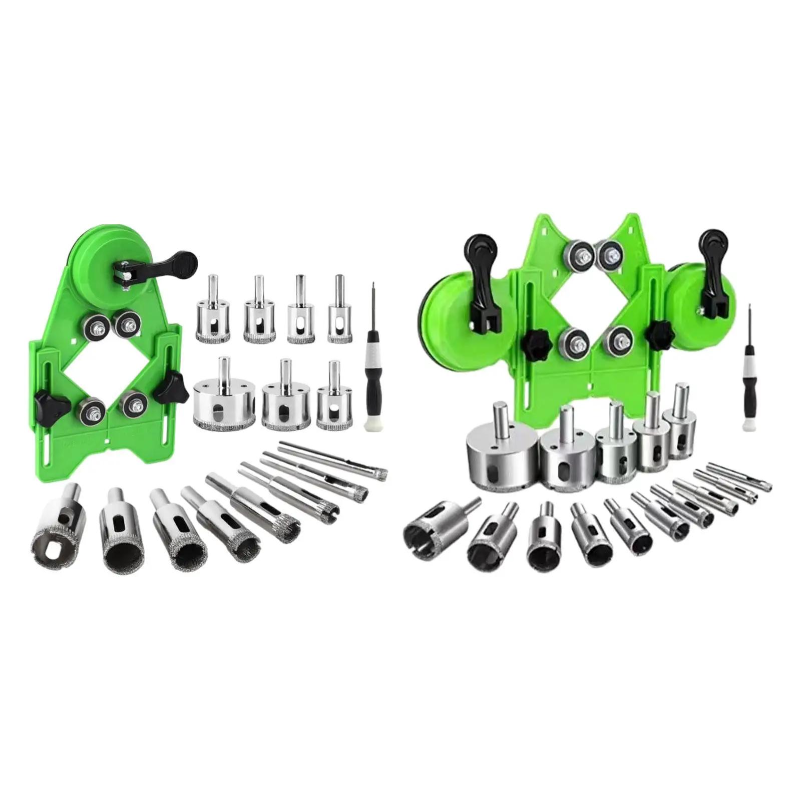 

Tile Saw Set Professional Multipurpose Adjustable Saw Centering Locator Suction Holder for Granite Ceramic Marble Tile Porcelain