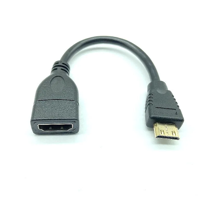 1080P Mini HDTV Male Up Down Right Left 90 Angled to HDMI-compatible Female Converter Adapter M-F Extension Adapter