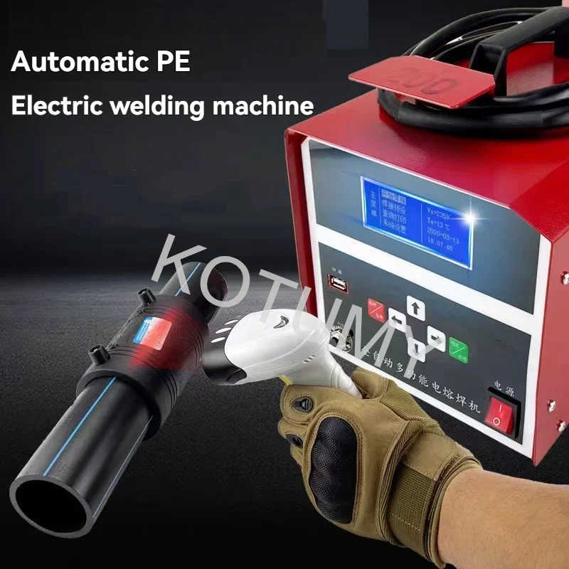 Intelligent PE Tube Welding Machine Gas Pipeline Butt Welding Machine PE Pipe Electric Fusion 220-250V