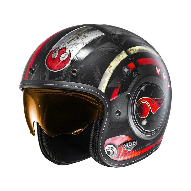 Casco exteriores HJC fg 70s Poe Dameron Star Wars mc1sf, traje para Moto, zapchasti, moto rcycle, zaschita|Cascos| - AliExpress