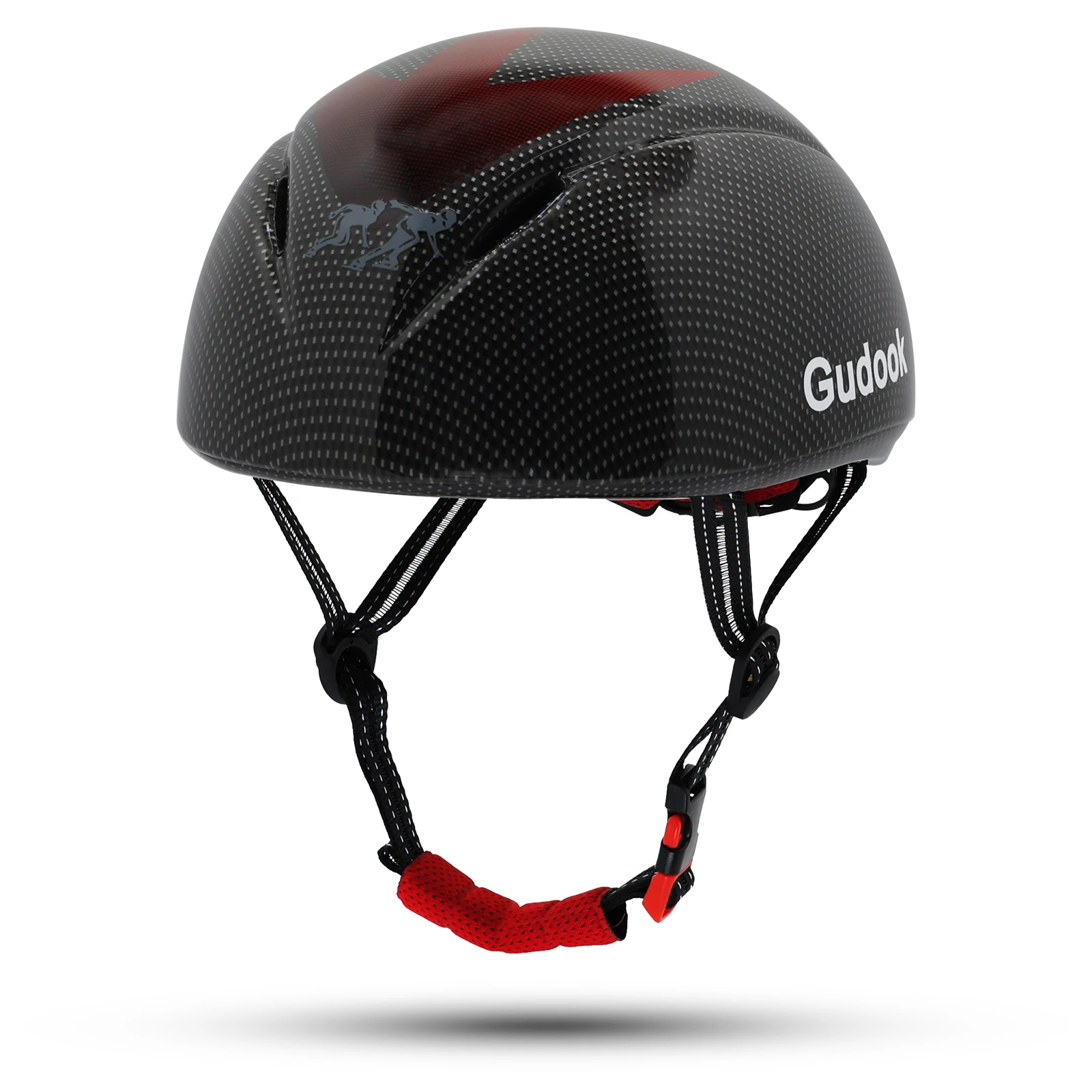 Casques de patinage sur glace GUDOOK pour casque aérodynamique longue et courte piste, cyclisme junior et patinage