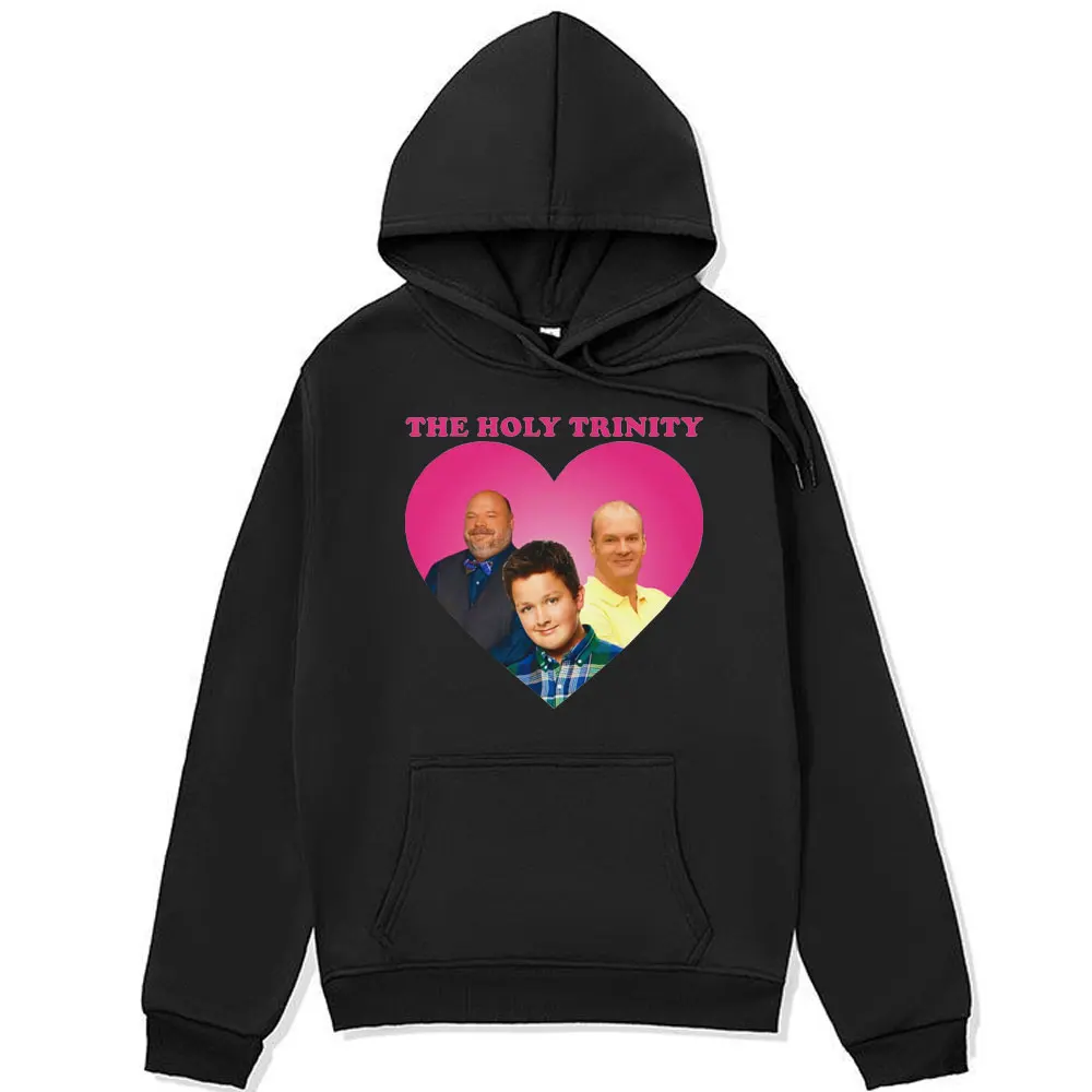 

Funny The Holy Trinity Gibby Bertram Graphics Print Hoodie Men Women Fashion Oversized Long Sleeves Hooded Sweatshirts Clothing