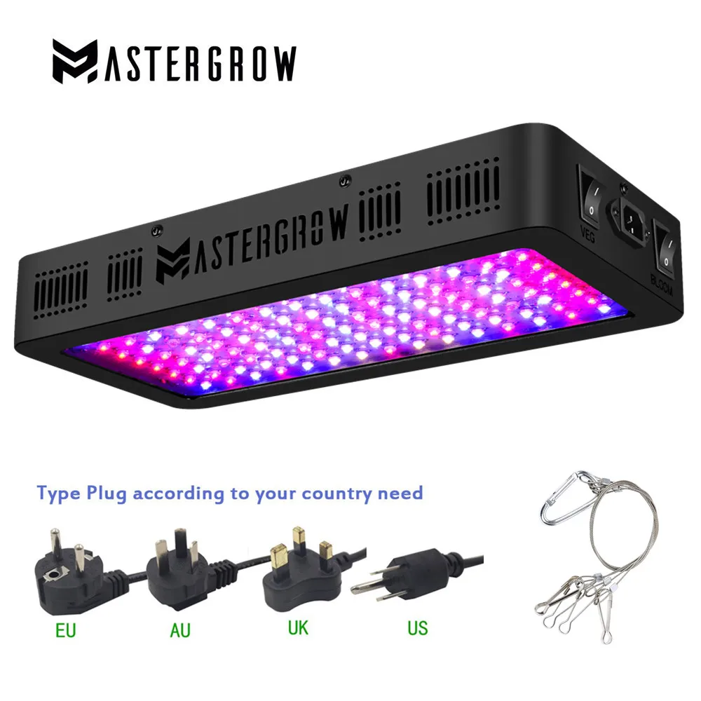 Luz LED de espectro completo para cultivo de plantas, 300/600/800/1000/1200 W, 410-730nm, para invernadero de flores y plantas de interior, caja de tienda de cultivo de jardín