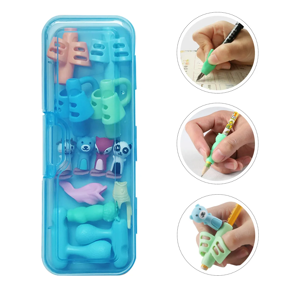 

Holding A Pen Ergonomic Writing Aid Posture Correction Grip Environmentally Friendly Soft Rubber Plastic Tool