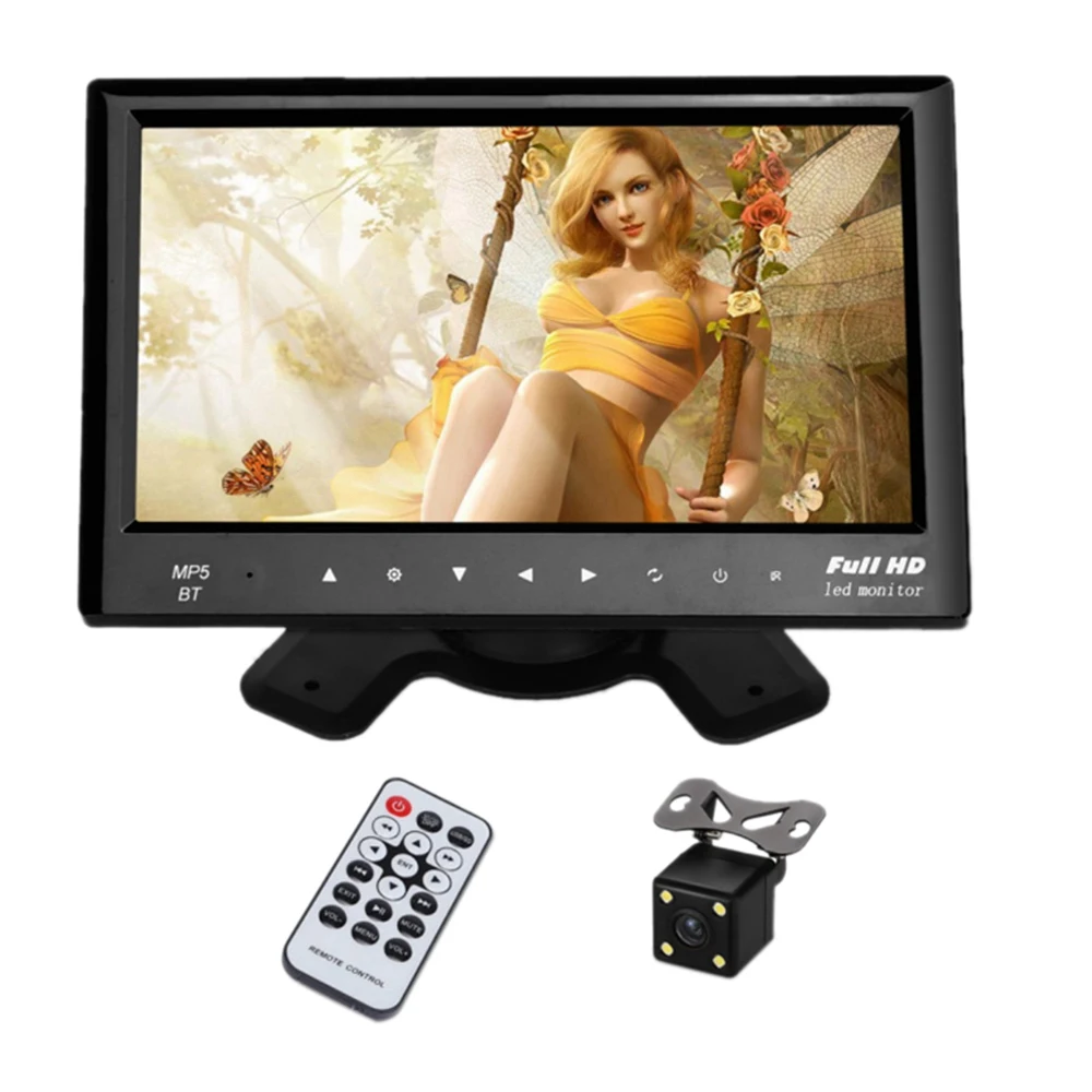 

TFT LCD 7 Inch Car Monitor Automotive Rear View Monitor for Home Security Surveillance Camera Car Electronics