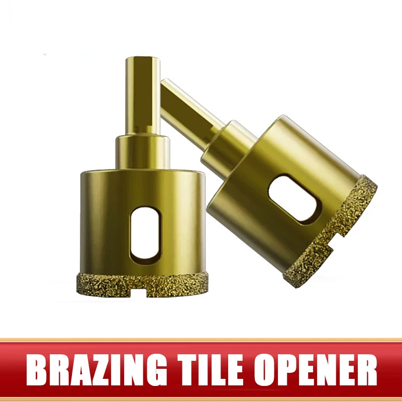 

5Pcs Glass Drill Bit Ceramic Tile Hole Opener Drilling Ceramic Tile Marble Drill Bit Drilling Circular Opening Drilling Ring