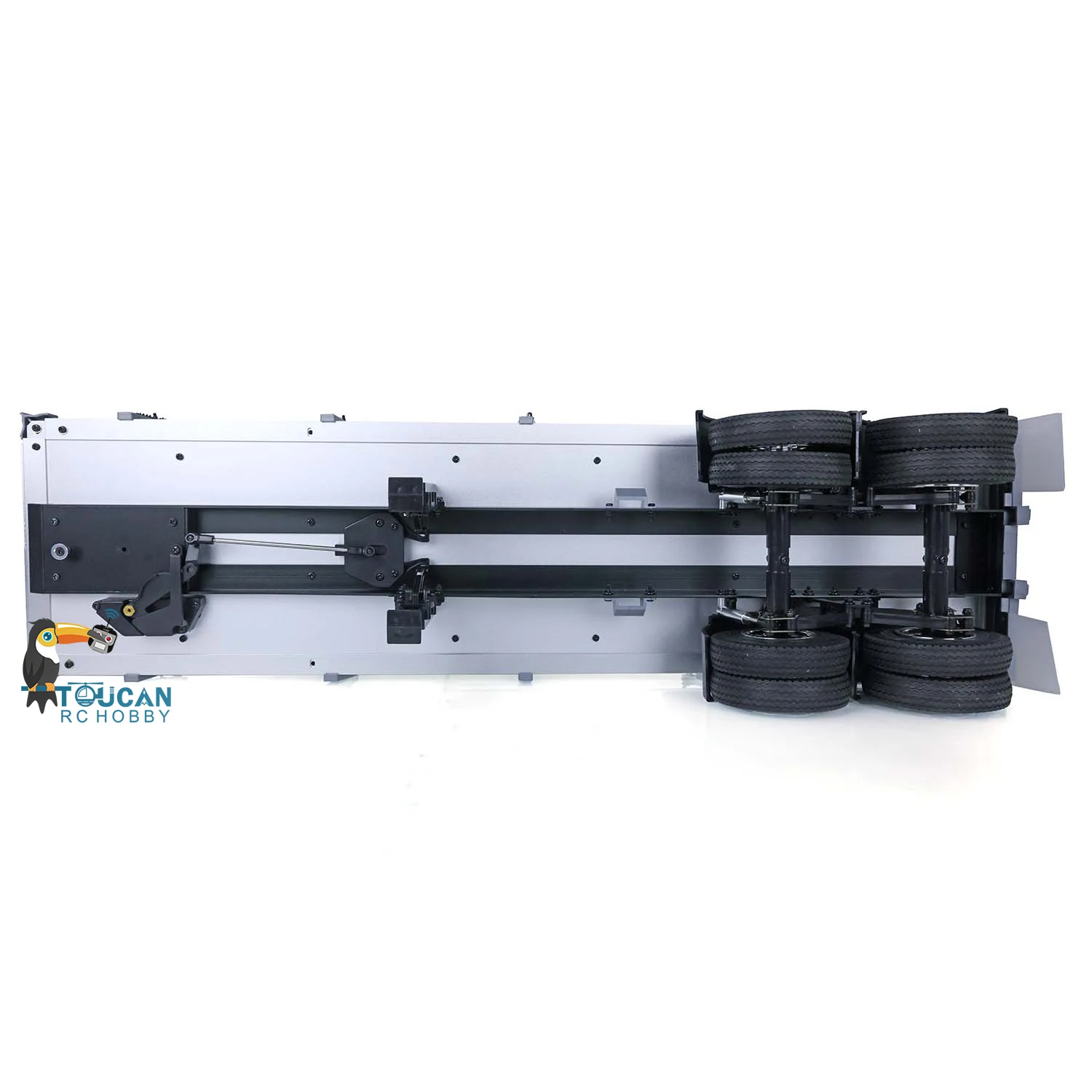 Toucan RC 1/14 RC Tractor 2Axle Flatbed Semi Trailer Truck For Diy Tamiyaya Model Th01024-Smt2 5