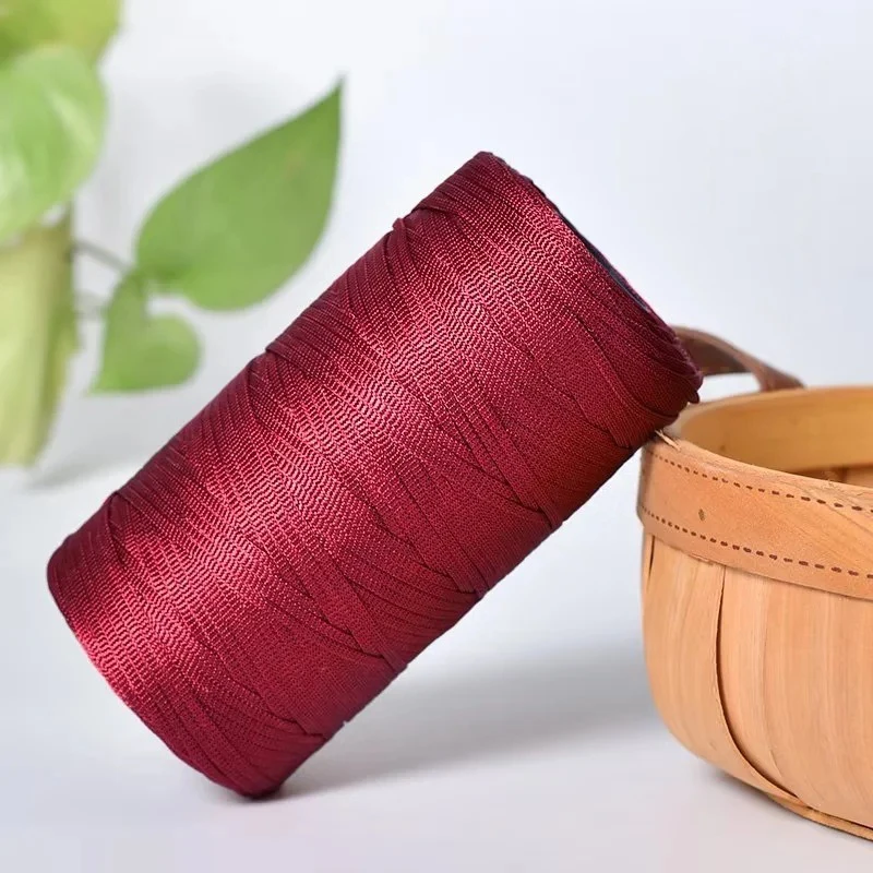 Ice Silk Thread for Summer Crochet – 250g Roll, 2.5mm Thick