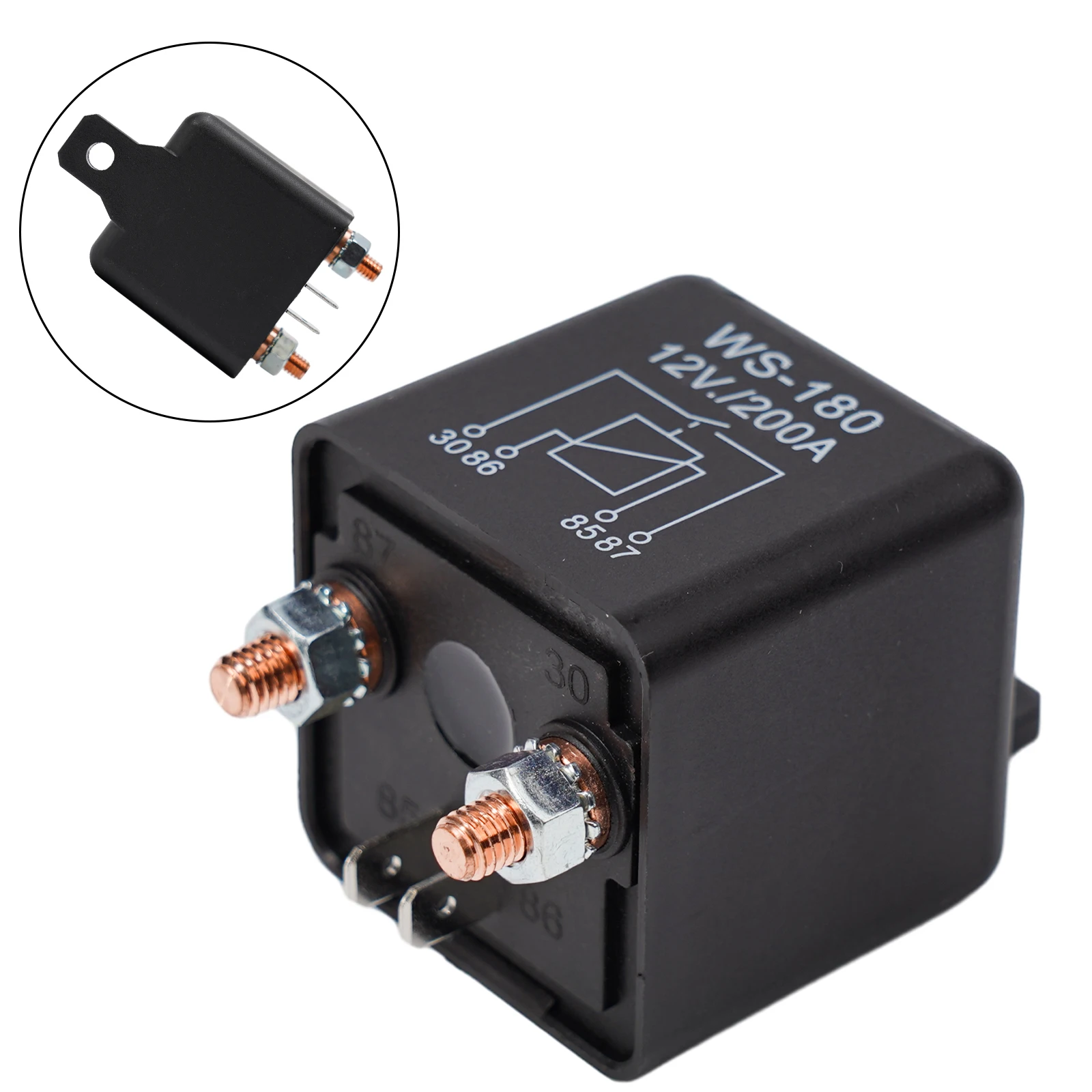 Auto General Relay 4Pin Over 200A 12V Dual Battery Isolator Relay Start On/Off Car Power Switch Unità Di Controllo Automobilistica