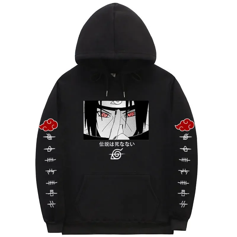 

European and American Trendy Brand Japanese New Naruto Itachi Loose Casual Clothes Lazy Wind Men and Women Hooded Sweater