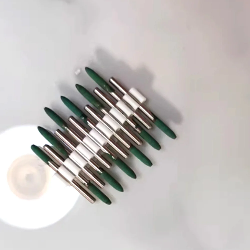 50/100 Stück Gummi-Schleifköpfe Polierscheiben Rostentfernung Aluminium-Metall-Polierwerkzeug Glanzpolierset Schleifzubehör – Detail 14