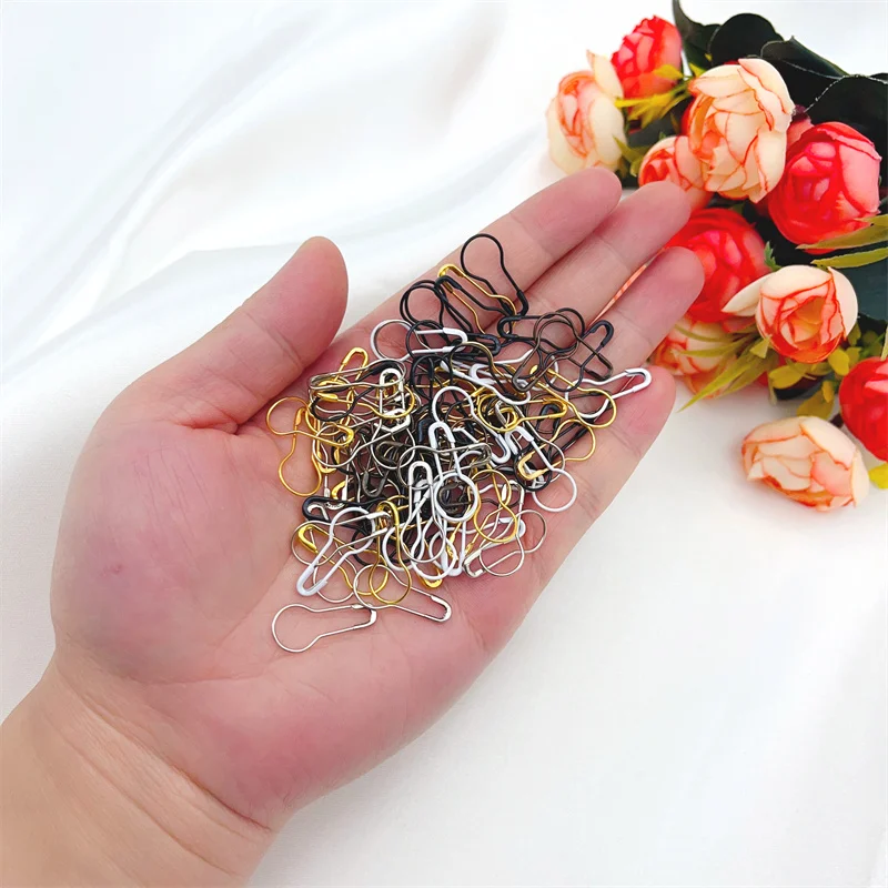 

10000Pcs 22mm Black/Gold/Silver Safety Pin For Jewelrytag Label Hang Tag Pin Fastener Craft DIY Garment Sewing Tools Needle Clip