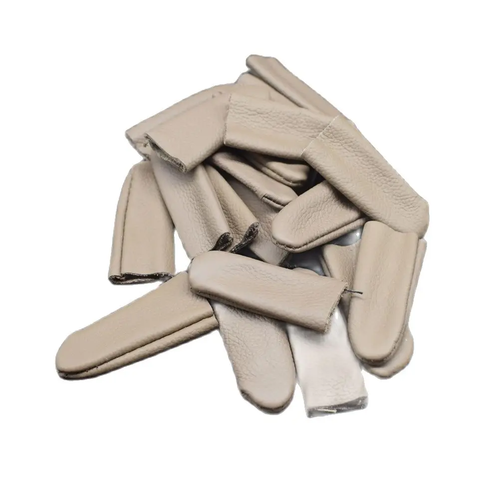 10PCS Finger Cots Nail Art Latex Fingertips Protective Leather Rubber Elastic Finger Gloves Antislip Protection Jewerly Tools