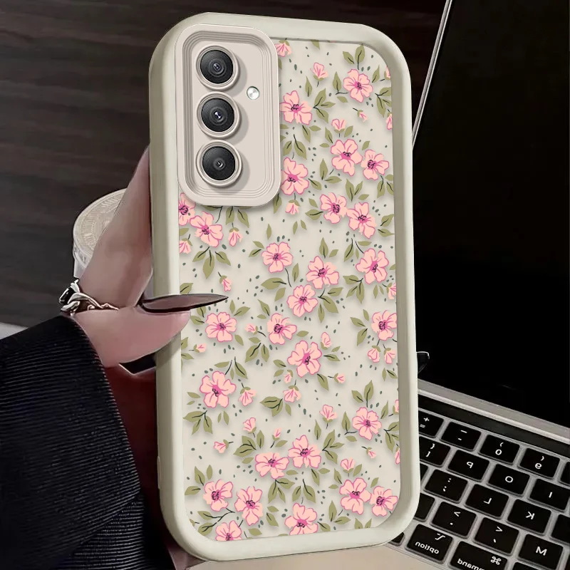 Charming Romantic Floral Phone Case - Decorative Back Cover