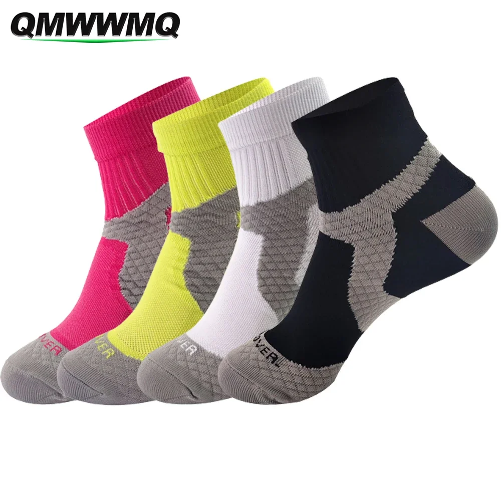 

1Pair Compression Ankle Support Socks for Women & Men - Coolmax Wicking, Cushioned Athletic, Plantar Fasciitis Relief