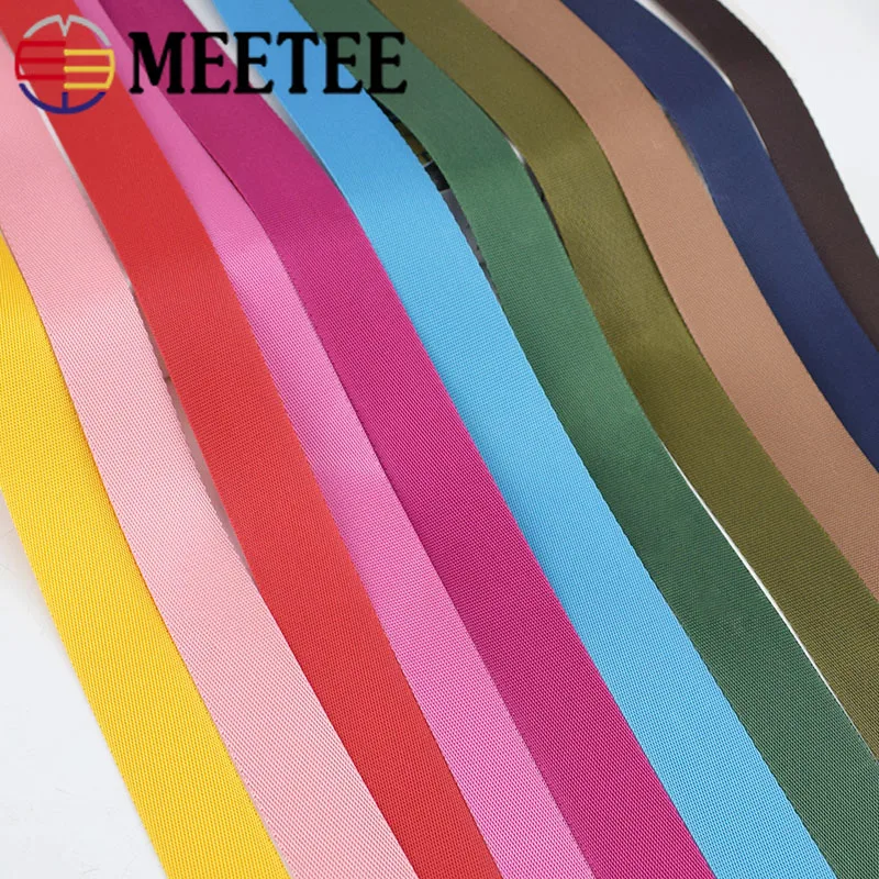5Meters2050mmColorfulNylonbingPolyesterRibbonTapesKnapsack
