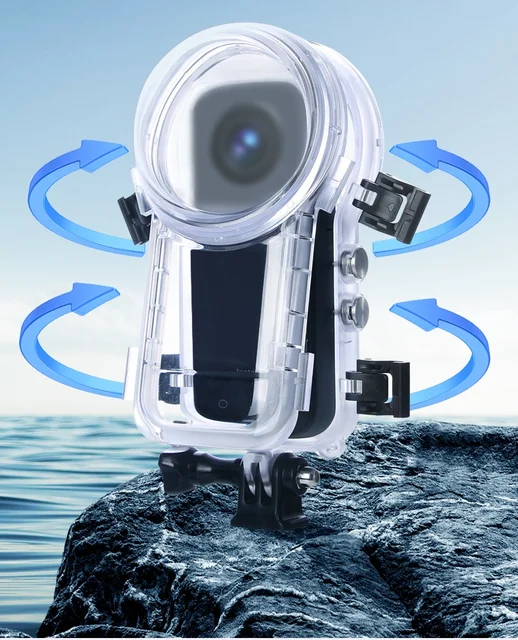insta360x4 ハウジング Amazon | LAZIRO Insta360 X4 防水ケース insta360 x4 水中撮影
