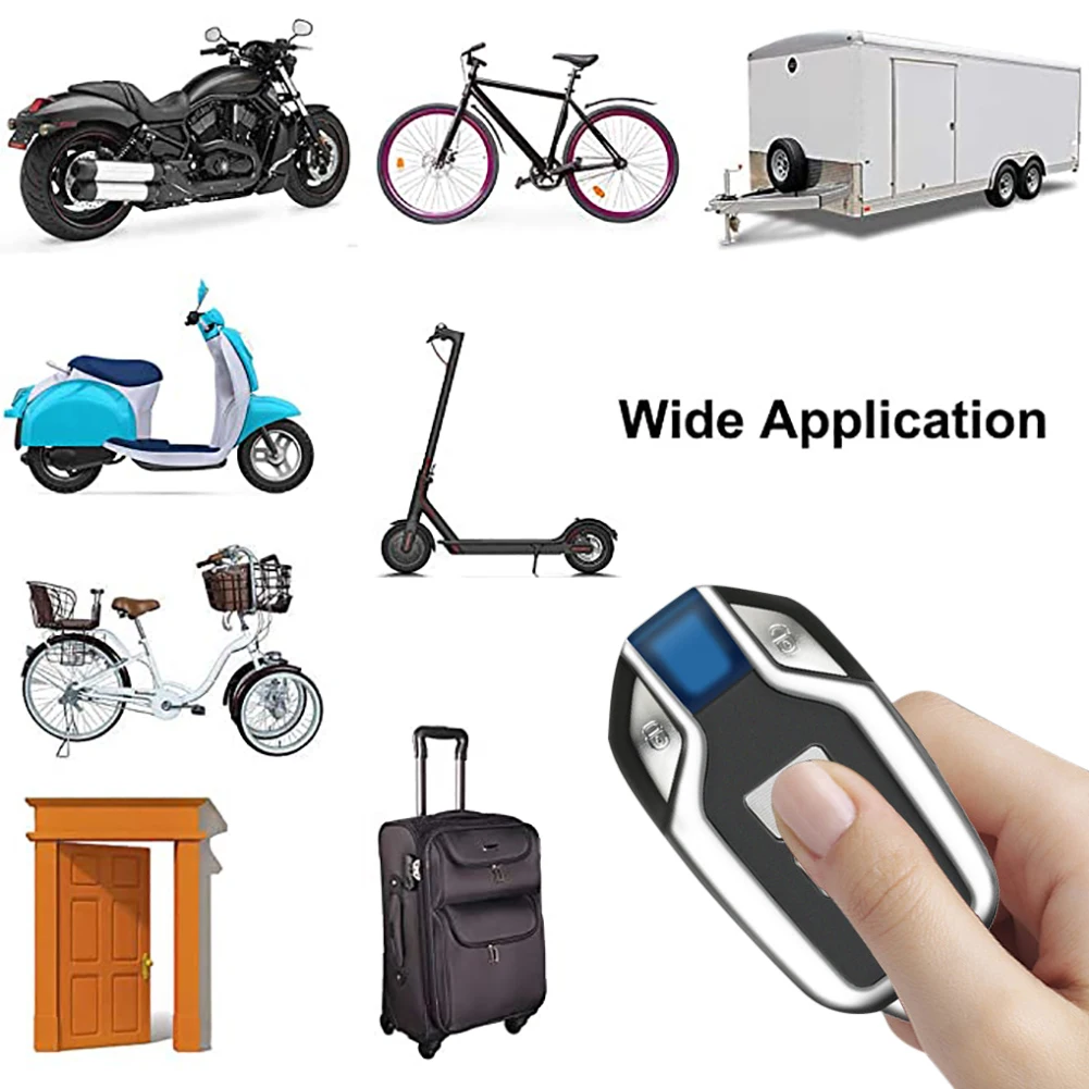 Motorcycle Alarm Bike Alarm Wireless Vibration Alarm Anti Theft Alarm Motorcycle Bicycle Alarm 113dB Loud Vibration Sensing Wireless Anti-Theft Vehicle Security Alarm System With Remote Control