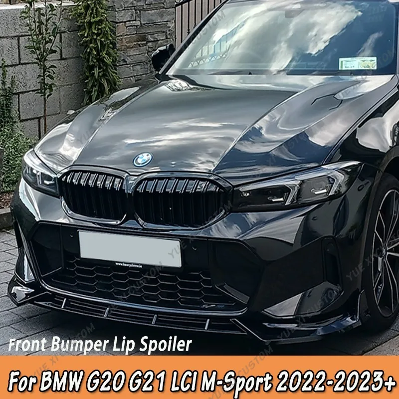 特価 BMW E90 E91 3シリーズ ブラック フロントスプリッター リップ