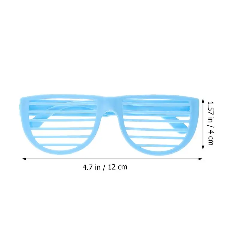 24 Pcs Fashion Plastic Dreses Glasses Sunglasses Eyewear Halloween Club Party Concert Cosplay Props (Random Color)