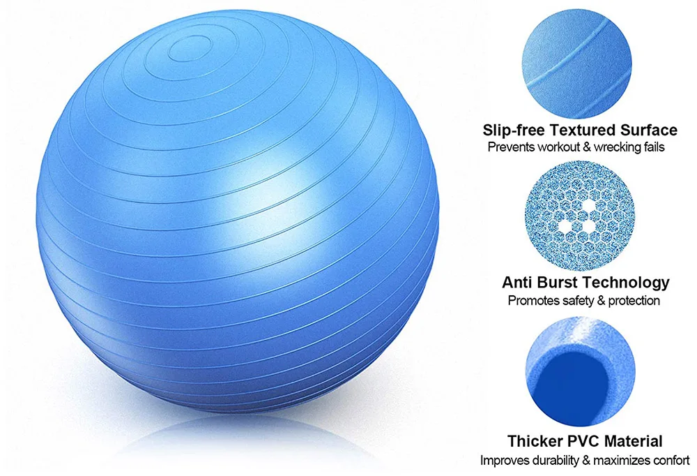 Sport Yoga Ball Fitness Gym Fitball Exercise Pilates Workout Balance Ball 95cm yoga ball