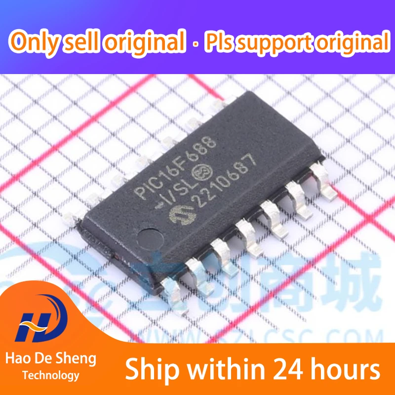 

10PCS/LOT PIC16F688T-I/SL PIC16F688T-I SOIC-8 New Original In Stock