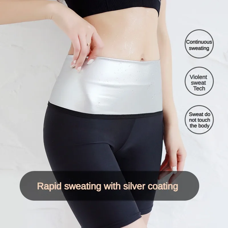 Women Sauna Sweating Pants Hot Gym Exercise Leggings High Waist Thermo  Weight Loss Workout Running Slimming Compression Pants