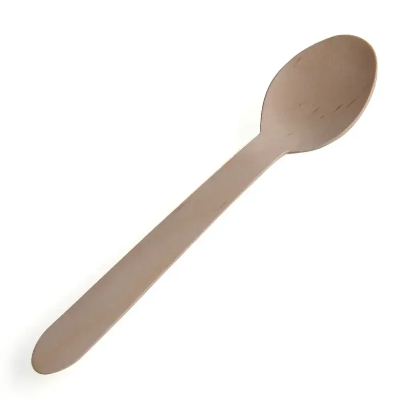 25/100 pcs Disposable wood wooden utensils rustic wedding party party tableware set shower cutlery
