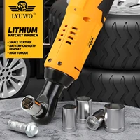 LYUWO 3/8 Rechargeable Electric , Ratchet Set, Angle Drill, Screwdriver To Remove Screw Nut, Automobile Maintenance Tool 2