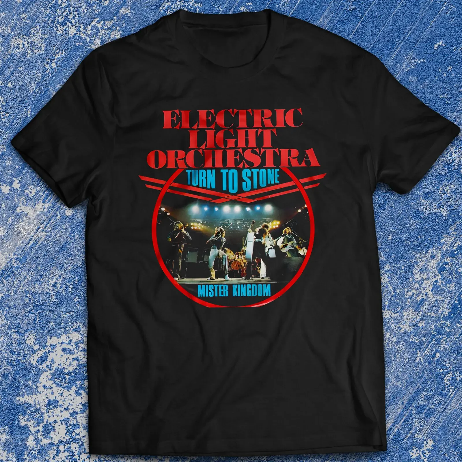 Футболка с изображением рок-музыки с изображением драгоценных камней