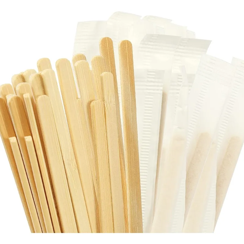 Individually Wrapped Wood Coffee Stir Sticks 7 500pc Round End Eco