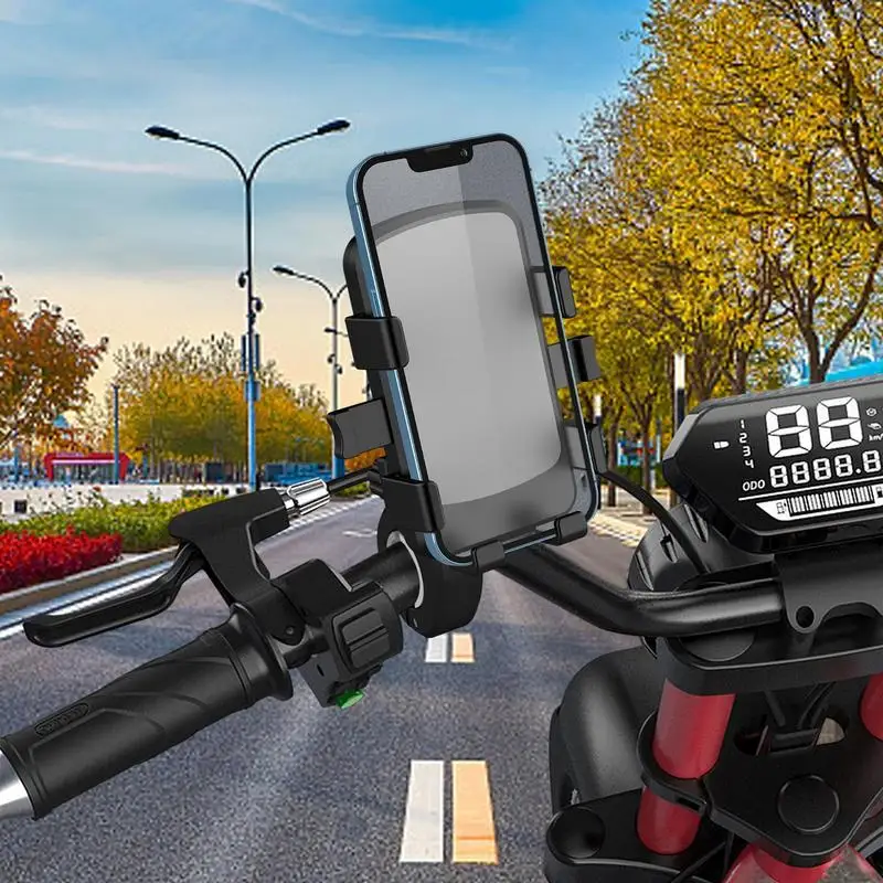 

Phone Mount For Bike Universal Bicycle Phone Holder Bike Phone Holder Universal One-hand Operation Bicycle Motorcycle Holder