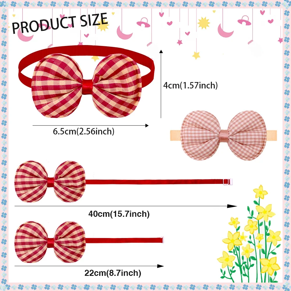 50/100pcs Small Dog Cat Bow Tie Stripe Pet Dog Bowties Collar Dog Fashion Grooming Accessoreis Cute Dogs Supplies For Small Dogs 3