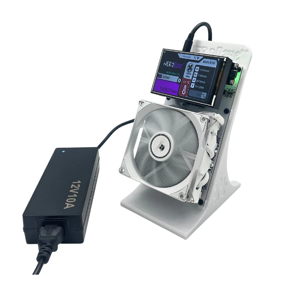 2025 New Bitaxe NerdQaxe++ 4.8Th/s A Larger Screen Bitcoin Miner Low power  Consumption Silent Home Solo BTC Miner - AliExpress