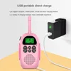 Hight Quality 2 Pack Kids Walkie Talkies 22 Channels LCD Screen Way Radio Toy Rechargeable Flashlight 2 Way Radio Toy for Kids 2