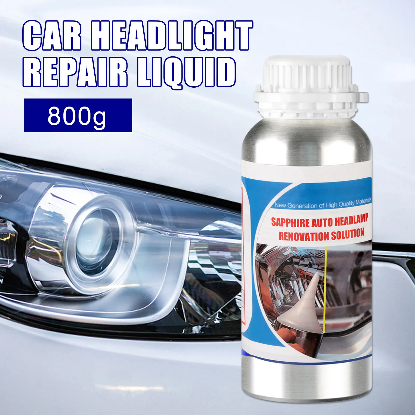 800g Headlight Polisher Headlight Restoration Fluid Automotive Polisher