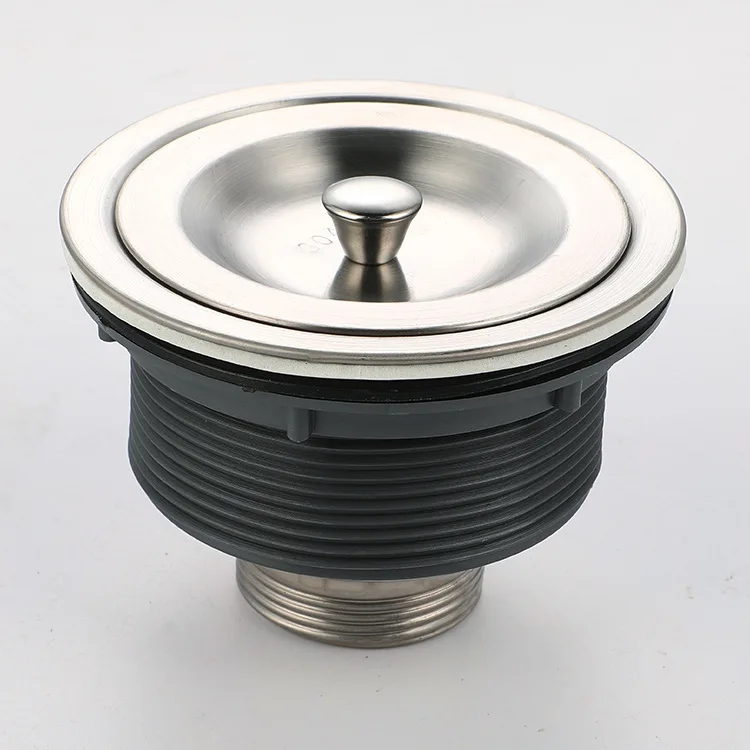 Description Picture 4 of item1PC Stainless Steel Sink Drain Basin Drainer Waste Strainer Plug Removable Waste Basket Sealing Lid Kitchen Bathroom Accessories