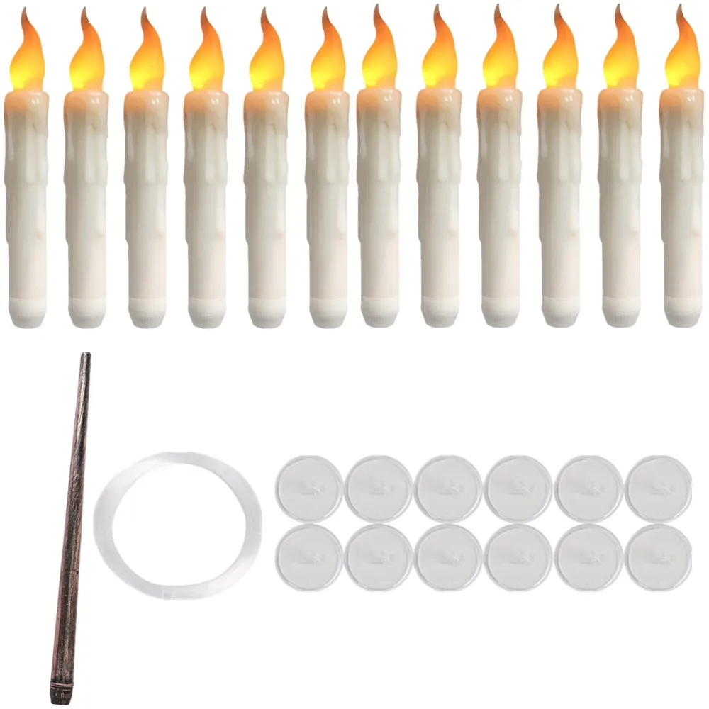 Candele Senza Fiamma Con Timer Candele Finte Senza Fiamma AMAGIC Confezione Da 12 Con Timer 728274