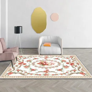 Pastoral Retro Style Flower 3D Printing Carpets for Children playground Area Rug Kids Play Tent Floor Mats Kids Bedroom Game Rug