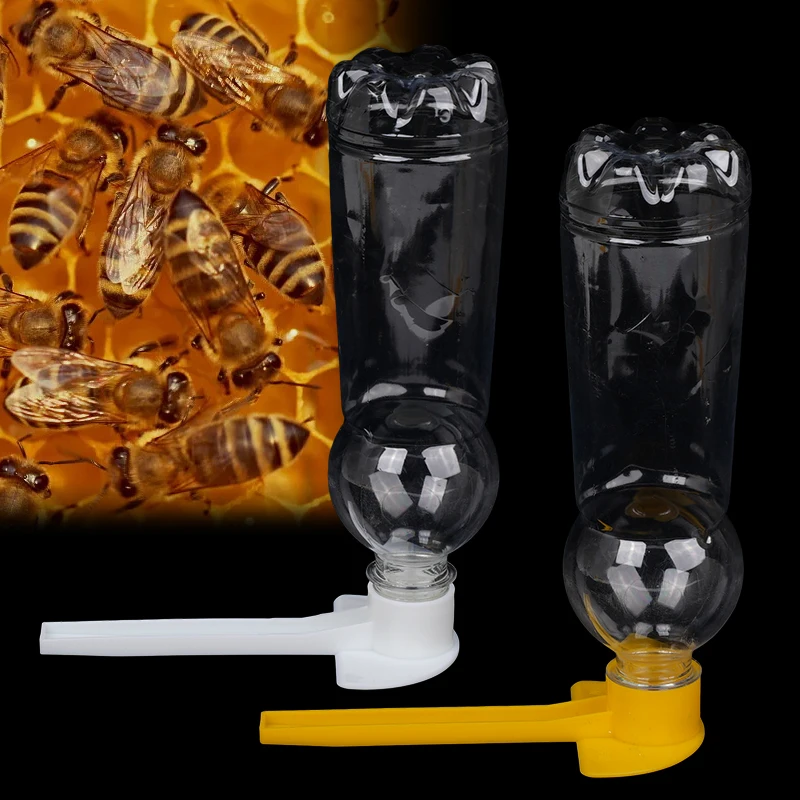 100Pcs Plastic Beekeeping Entry Feeder Cap Feeder Beekeeper Equip Beekeeping Hive Garden Bee Water Drink Feeding Tools