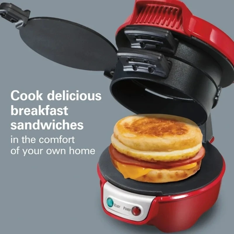 220V 110V Electric Burger Maker Machine Household Breakfast Machine Toaster Non Stick Pancake Pan Sandwich Maker Waffle