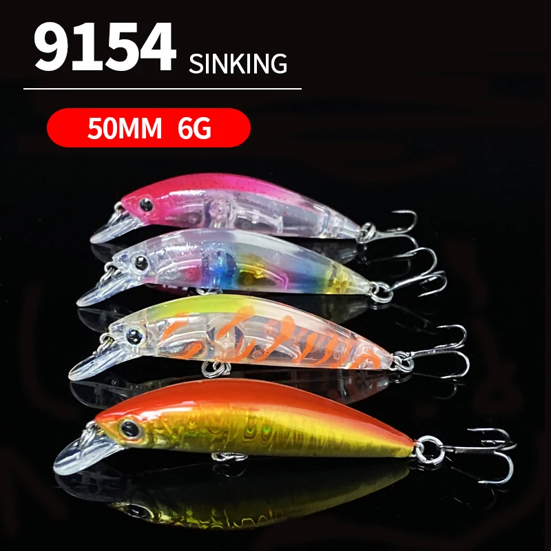 Lot De 50 Leurres De Pêche Crankbait – Minnow Plongeant 90mm – Pour Truite, Bar Et Carnassiers