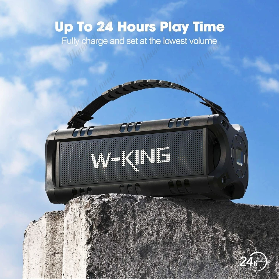 Bluetoothスピーカー　W-KING 30Wポータブルワイヤレススピーカー Amazon.co.jp: Bluetoothスピーカー、W-KING 30Wポータブル