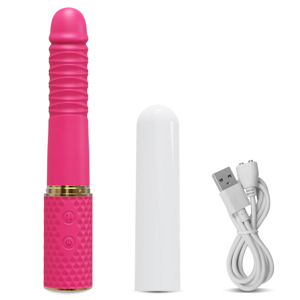 Automatic Retractable Dildo Vibrator Sex Machine for Women G-spot Thrust Vaginal Masturbator Clitoral Stimulator Female Sex Toy