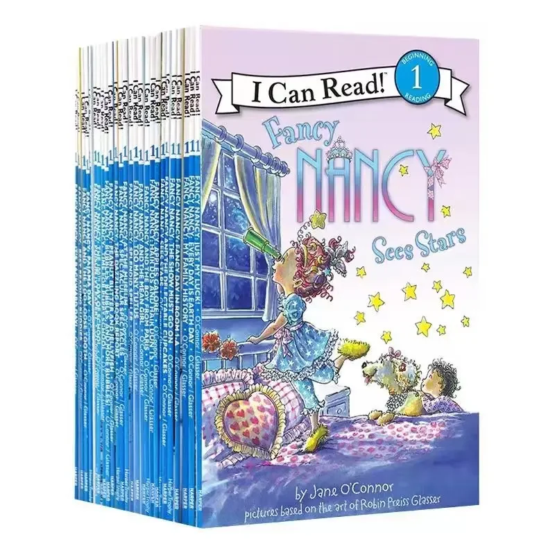 

Случайные 15 книг я могу читать модные Нэнси манга наборы для обучения на английском языке чтение картин книги для детей обучающие книги
